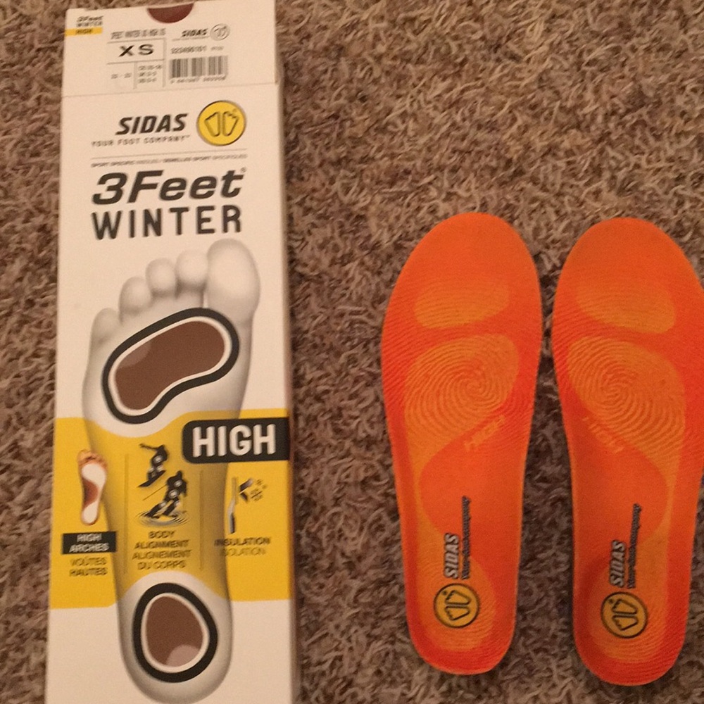 Sidas Ski boot Insoles XS, like new